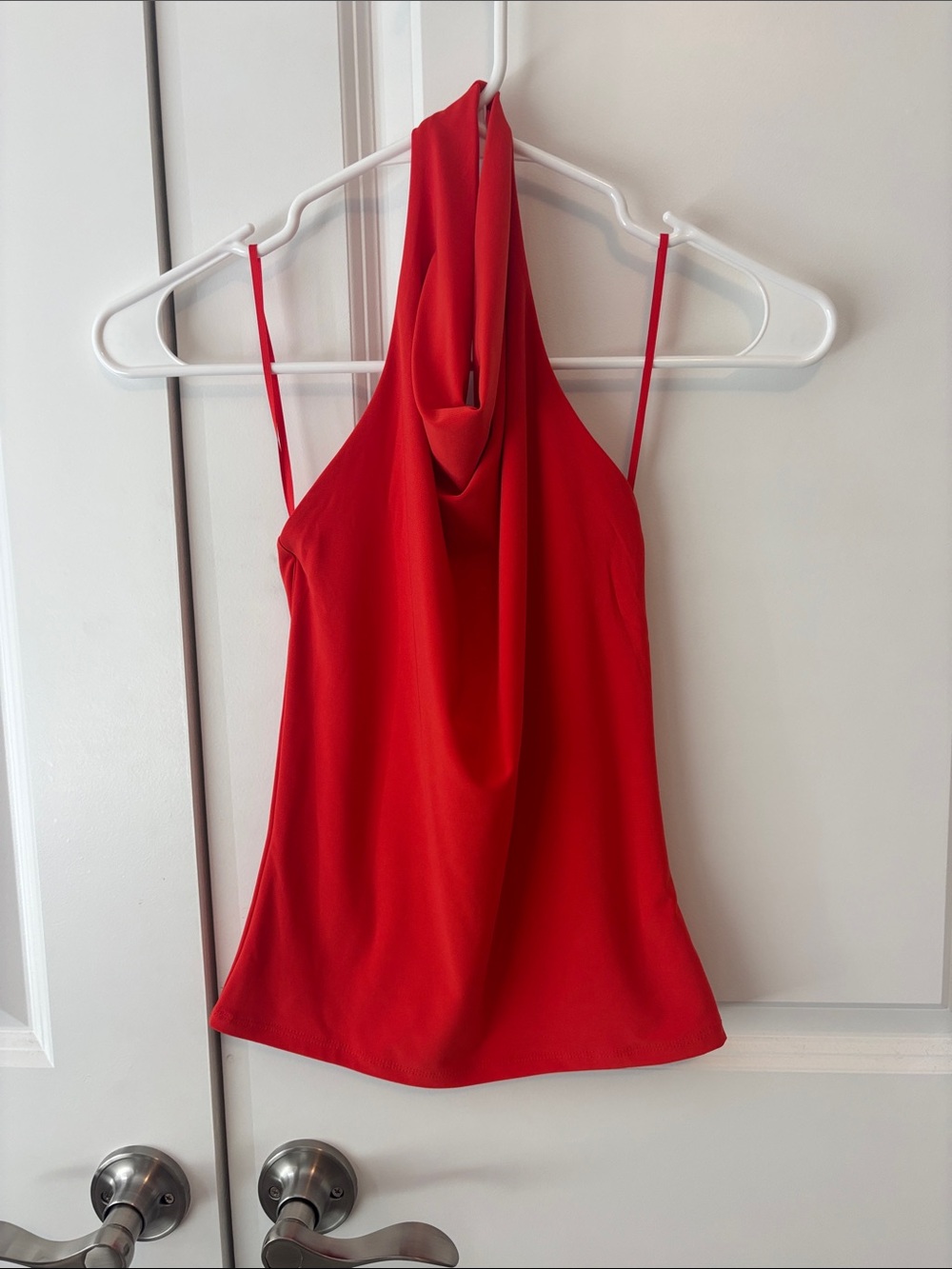 Aritzia Wilfred Tower Halter Poppy Red XS